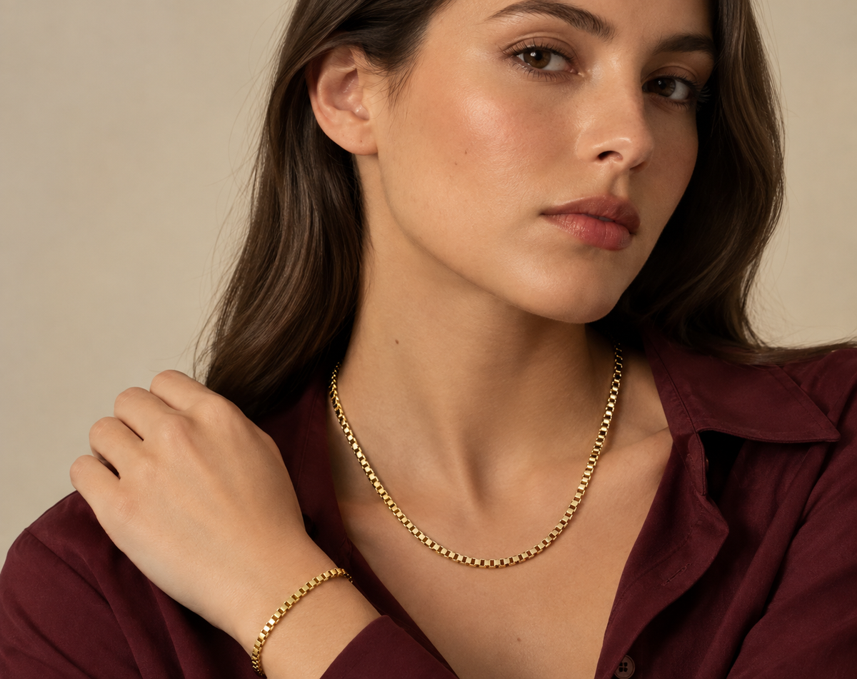 Combo Cadena + Pulso Box Mujer
