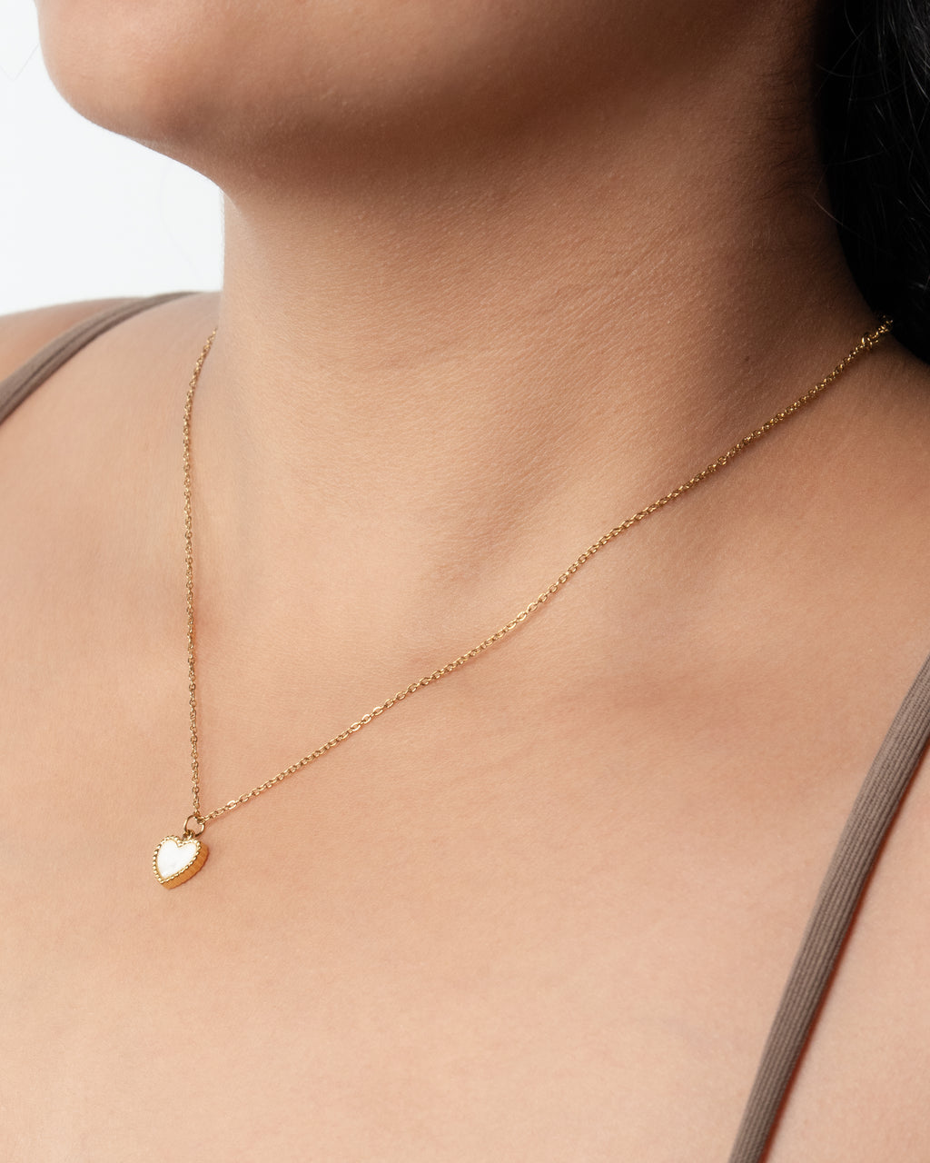 Cadena White Heart Mujer